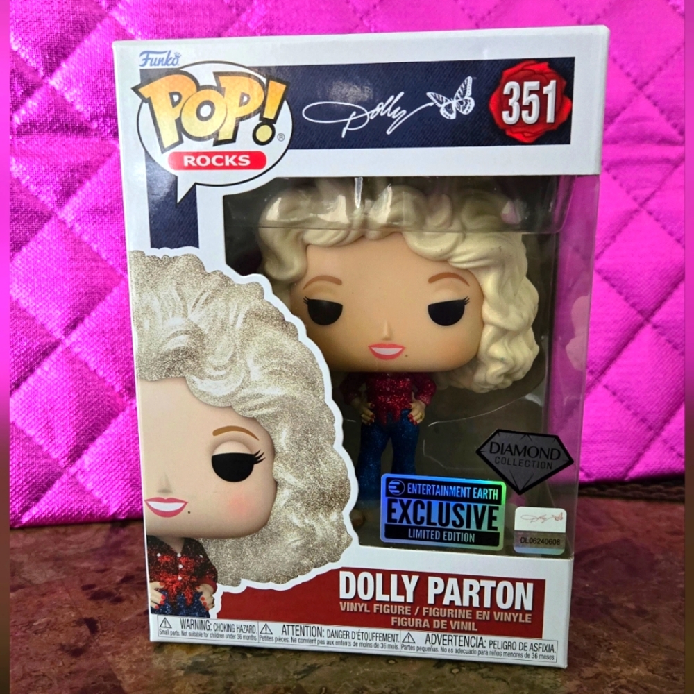 Dolly Parton # 351 Exclusive FUNKO Pop Rocks Vinyl Figure